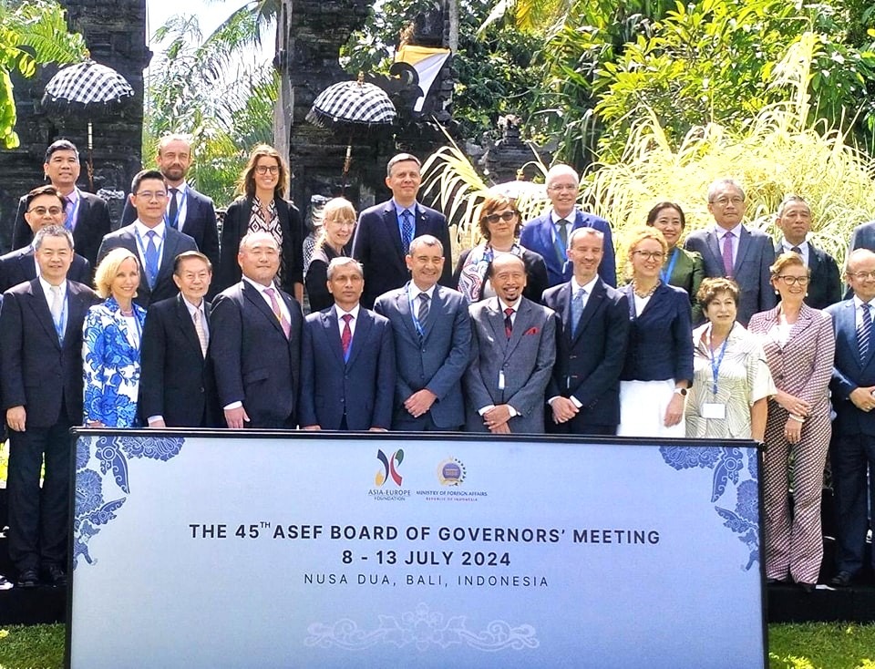 45th Board Of Governors' Meeting Of Asia Europe Foundation Concluded 